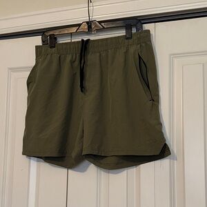 Men's Athletic Shorts in Olive by LEG3ND